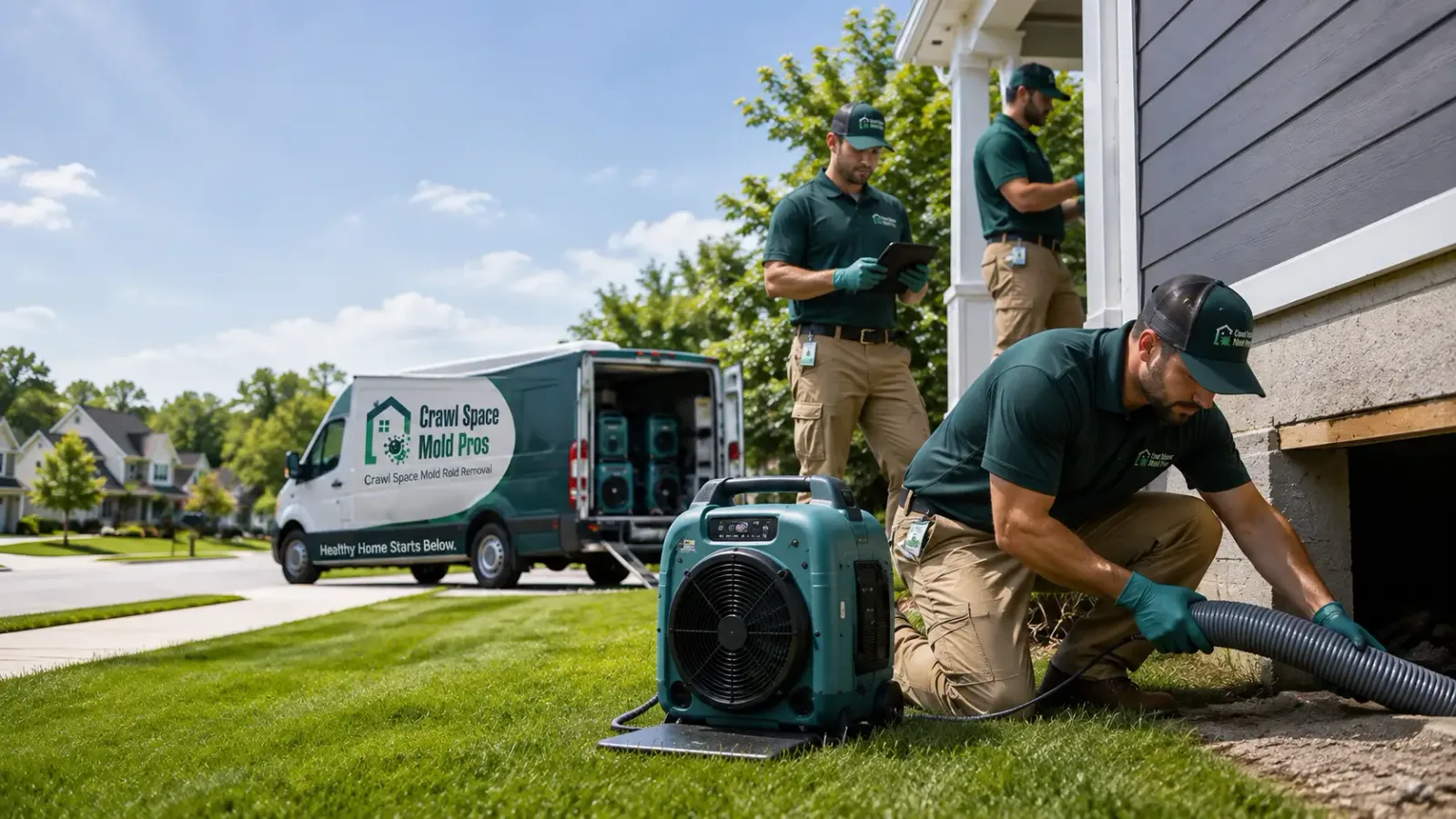 Crawl Space Mold Removal in Junction, TX